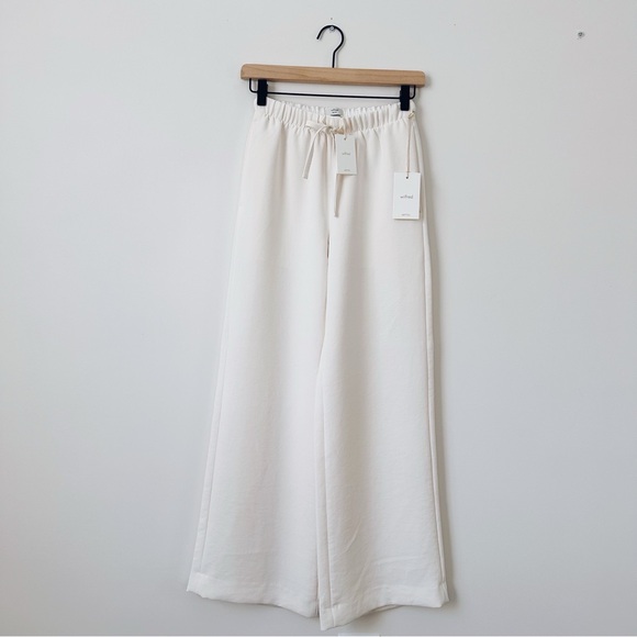 Aritzia Wilfred The Lodge Pant Crepette Light Birch - Picture 7 of 11